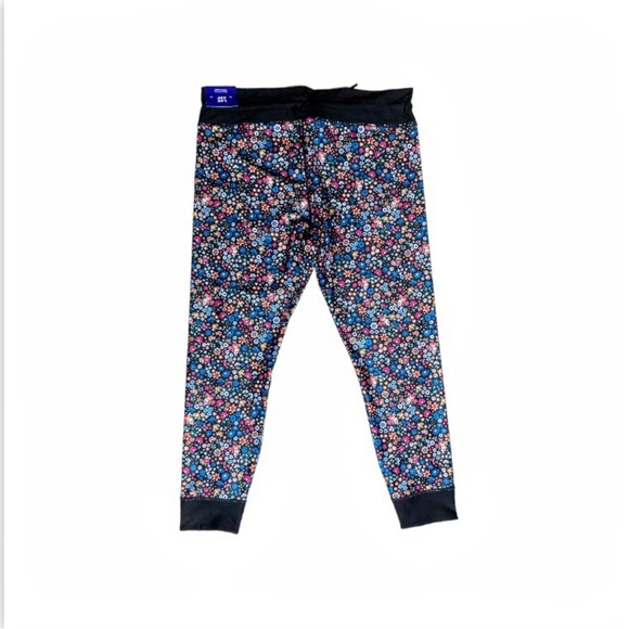 NWT Joy Lab Women’s Black Performance Floral Mid-Rise Leggings Size XXL - Picture 4 of 10
